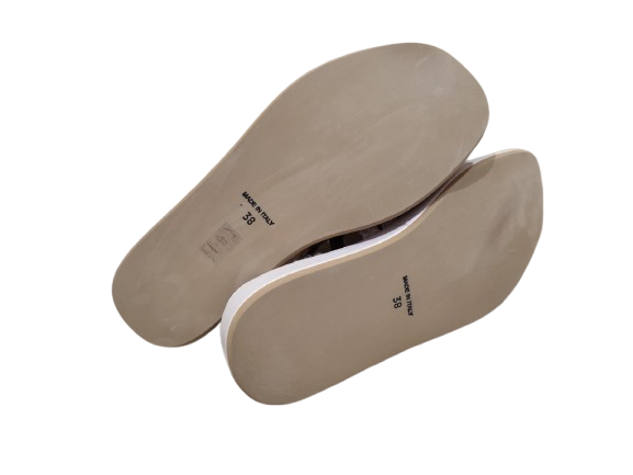 Sandali Bone zeppa beige - G. SORELLI