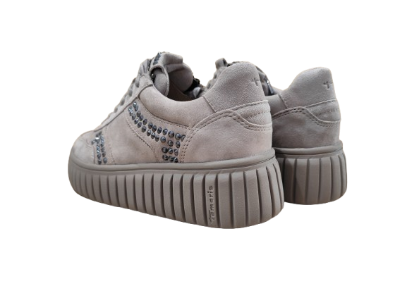 Sneakers suede grey - TAMARIS