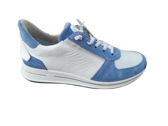 Sneakers Velour Calf azzurro - ARA SHOES