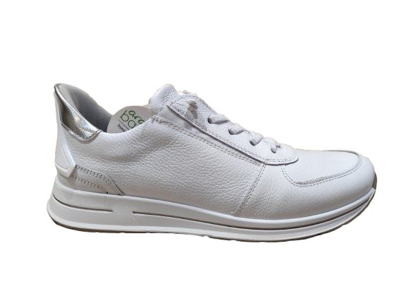 Sneakers Velour Calf bianco - ARA SHOES