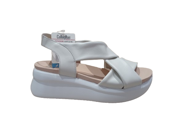 Sandali zeppa off-white - CALLAGHAN