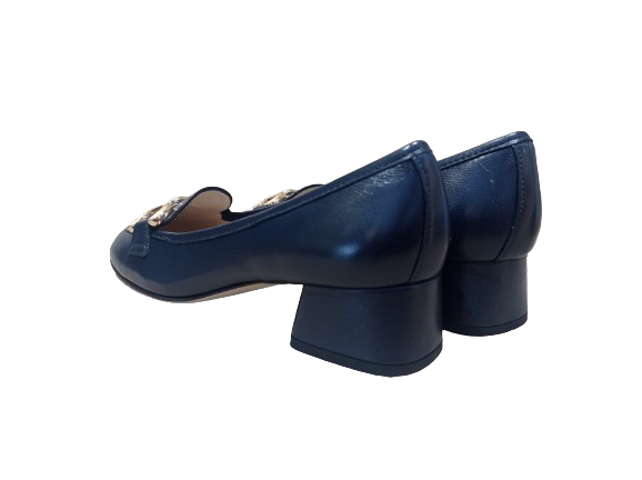 Mocassini Glossy navy - STATUS