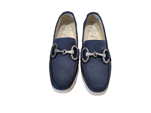 Mocassini brunito blu - SABATINI