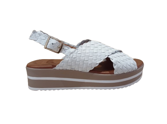 Sandali Intreccio bianco - OH MY SANDALS