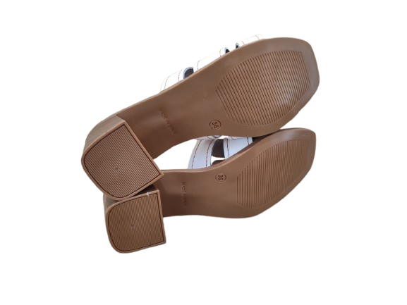 Ciabatte tacco bianco - OH MY SANDALS
