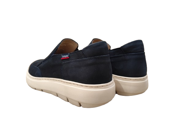 Slip-on nabuk blu - CALLAGHAN