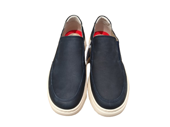 Slip-on nabuk blu - CALLAGHAN