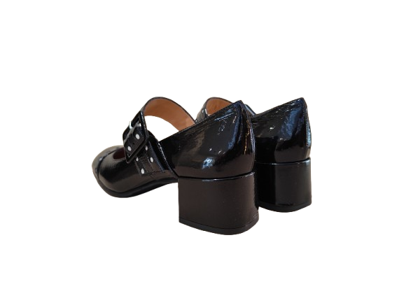 Decolleté cinturino nero - STATUS