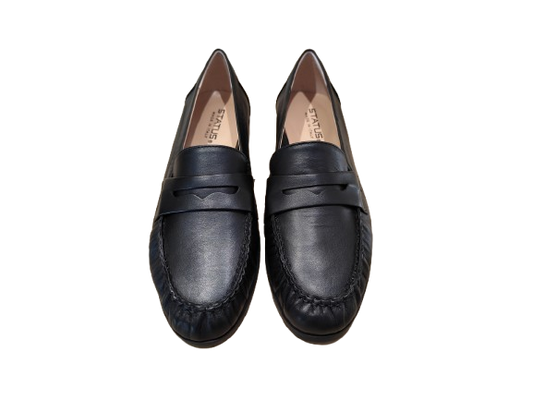 Mocassini arricciati nero - STATUS