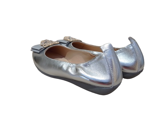 Ballerine doppia fibbia argento - LA BALLERINA by SONIA RICCI