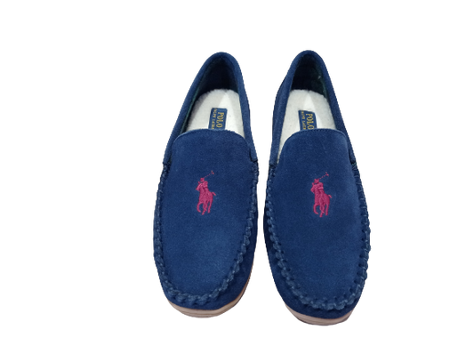 Pantofole Brenan navy - POLO RALPH LAUREN