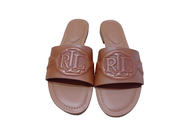 Slippers Alegra tan - LAUREN RALPH LAUREN