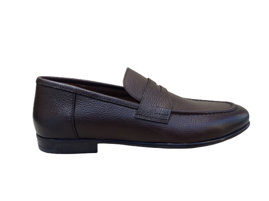 Mocassini Old Zeus choco- MARCO FERRETTI