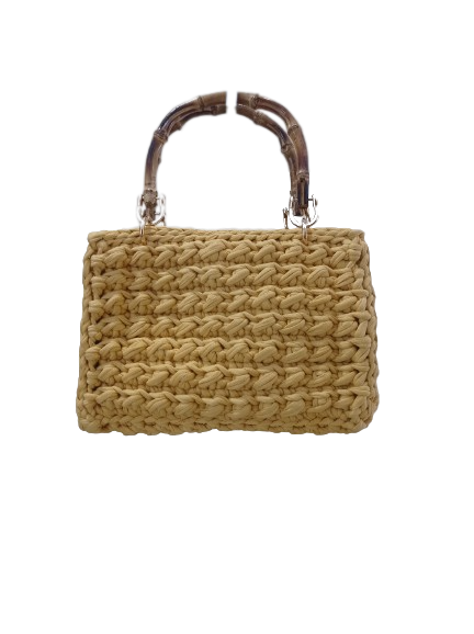 Borsa Bambù giallo - CASTELLETTI BAGS