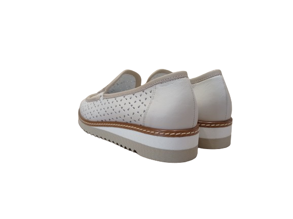 Mocassini Saffron bianco - OFFICINE VENETE