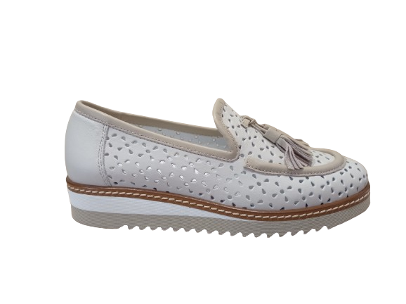 Mocassini Saffron bianco - OFFICINE VENETE