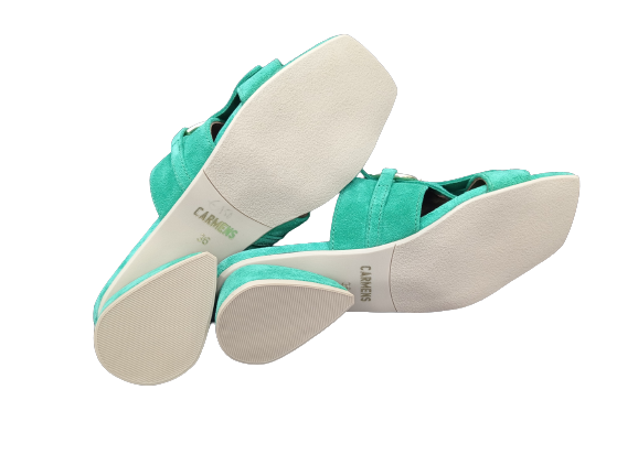 Slippers Sally ring verde - CARMENS