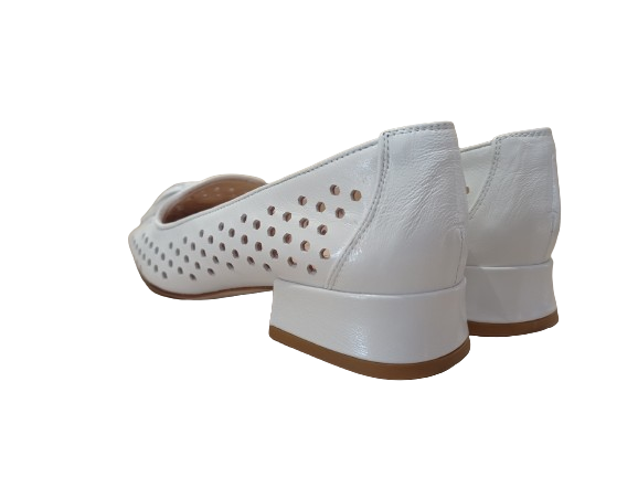 Mocassini Harrods traforati bianco - STATUS
