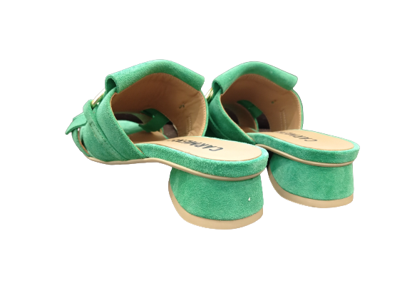 Slippers Sally ring verde - CARMENS