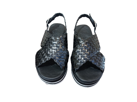 Sandali intreccio nero - OH MY SANDALS