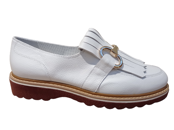 Mocassini pony bianco - A. GIANTIN