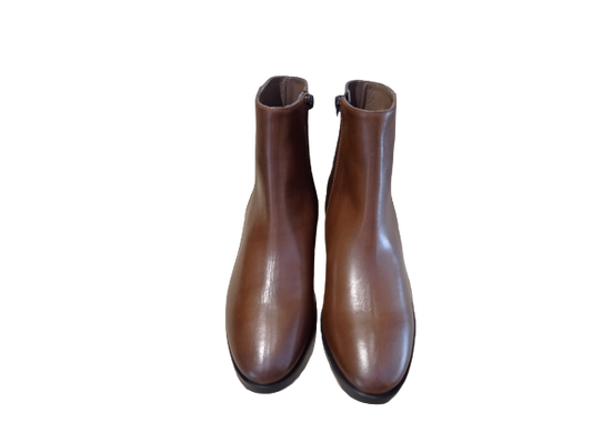 Stivaletti cerniera sigaro