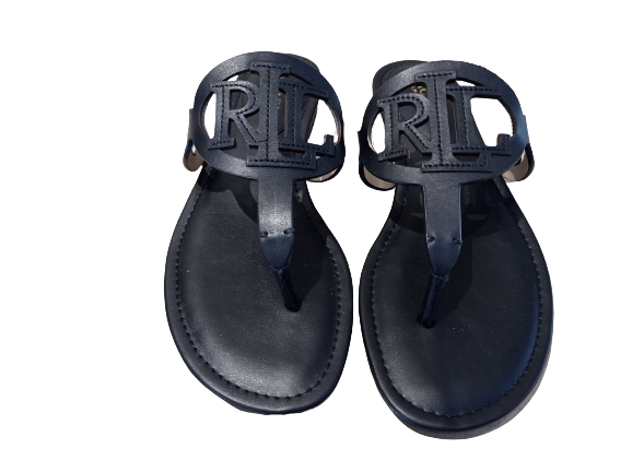 Slippers Audrie nero - POLO RALPH LAUREN