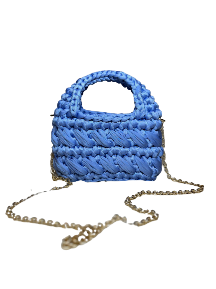 Borsa Teti azzurro - CASTELLETTI BAGS