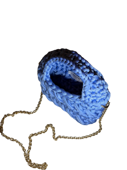 Borsa Teti azzurro - CASTELLETTI BAGS