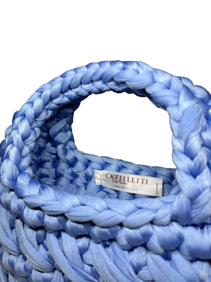 Borsa Teti azzurro - CASTELLETTI BAGS