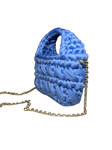 Borsa Teti azzurro - CASTELLETTI BAGS