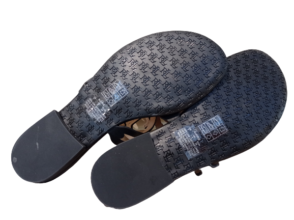Slippers Audrie nero - POLO RALPH LAUREN