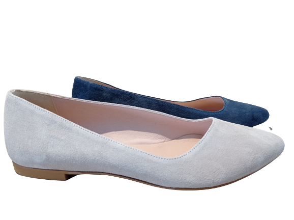 Ballerine in camoscio