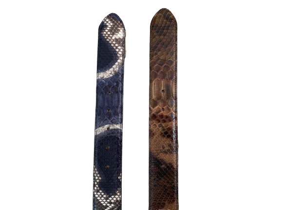 Cintura in pitone intero - Castelletti Calzature