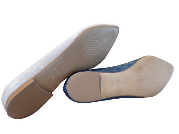 Ballerine in camoscio