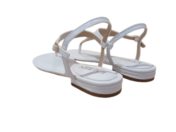 Sandali Ellington bianco - LAUREN RALPH LAUREN