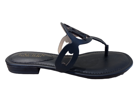 Slippers Audrie nero - POLO RALPH LAUREN