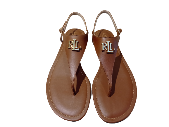Sandali Ellington cuoio - LAUREN RALPH LAUREN