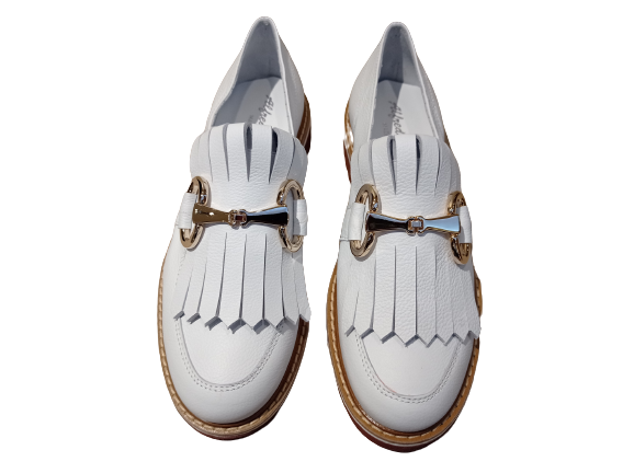 Mocassini pony bianco - A. GIANTIN