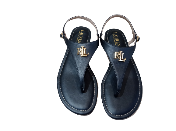 Sandali Ellington nero - LAUREN RALPH LAUREN