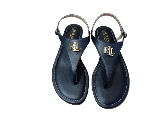 Sandali Ellington nero - LAUREN RALPH LAUREN