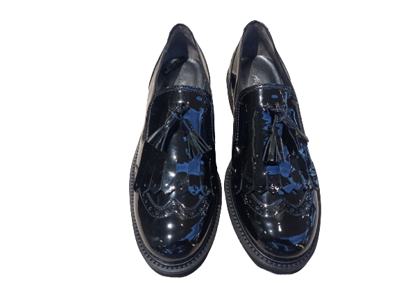 Slip-on francesina nero - A. GIANTIN
