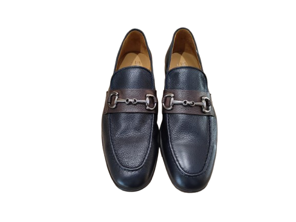 Mocassini Old Zeus navy/brown - DINO DRAGHI