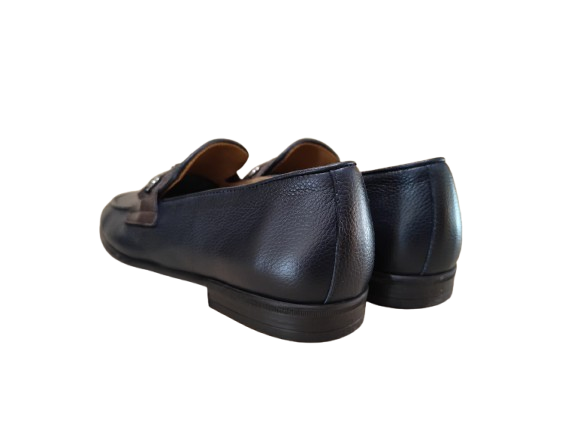 Mocassini Old Zeus navy/brown - DINO DRAGHI