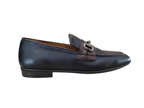 Mocassini Old Zeus navy/brown - DINO DRAGHI