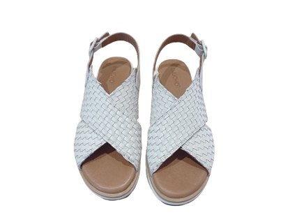 Sandali intreccio bianco - INUOVO