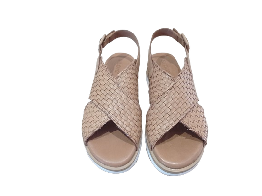 Sandali intreccio cuoio - INUOVO