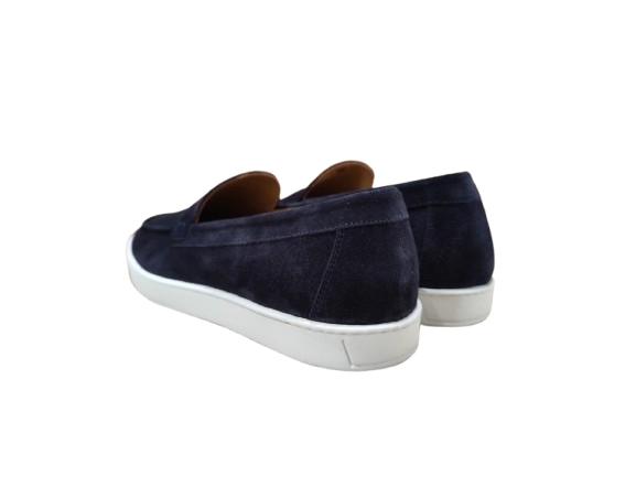 Mocassini suede blu - DINO DRAGHI