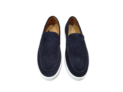 Mocassini suede blu - DINO DRAGHI