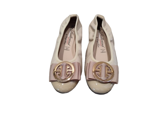 Ballerine fibbia beige - LA BALLERINA by SONIA RICCI